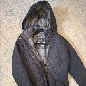 Barbour Black Utility Quilted Jacket